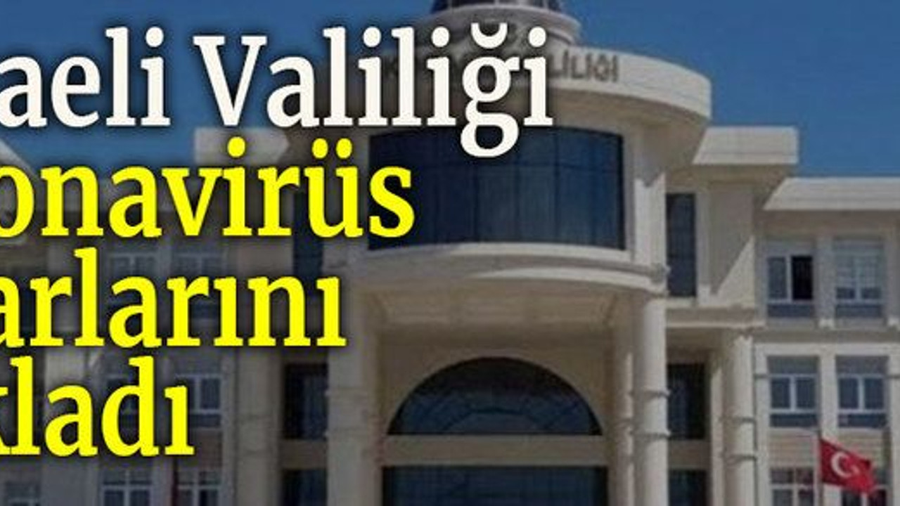 Kocaeli Valiliği koronavirüs kararlarını açıkladı
